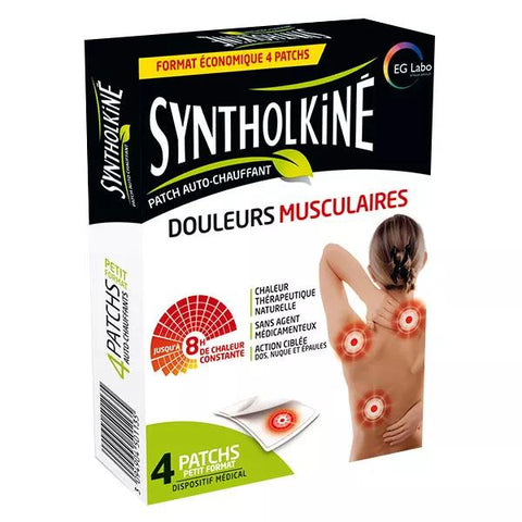 SyntholKiné Wärmepflaster Rücken Nacken Schultern 4 Stück