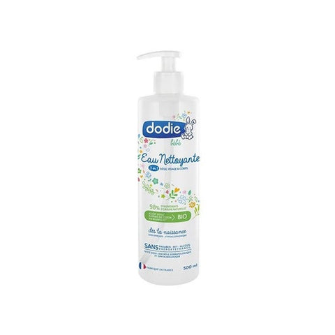 Dodie Eau Nettoyante 3 en 1 Siège, Visage & Corps (500 ml)