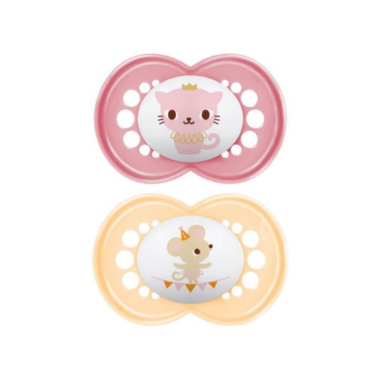 Mam Original Animaux Sucette Silicone +6 Mois 2 Unités