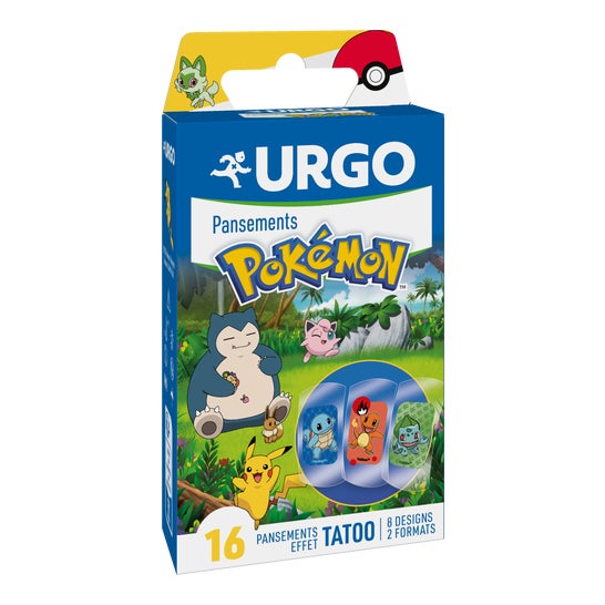 Urgo Pokémon Tatoo 16 pansements