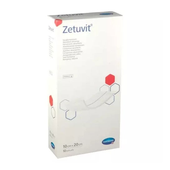Zetuvit pansements américains 10x20 cm (10 pièces)