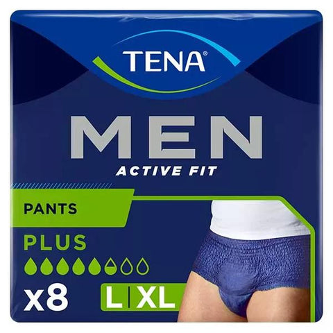 TENA Men Active Fit Inkontinenzhose Größe L XL 8 Stück