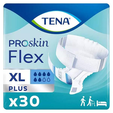 TENA Proskin Flex Change with Belt Plus Size XL 30 Count
