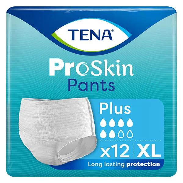 TENA Proskin Pants Sous-Vêtement Absorbant Plus Taille XL (12 unités)
