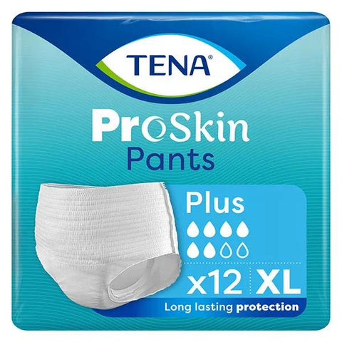 TENA Proskin Pants Absorbierende Unterwäsche Plus Größe XL (12 Stück)