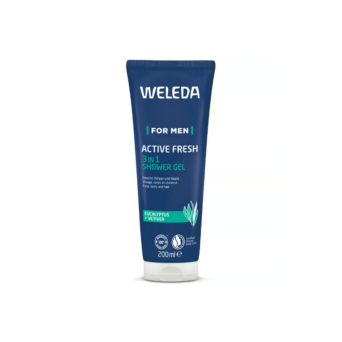 Weleda For Men Gel Douche Active Fresh 3 en 1 200 ml