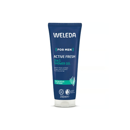 Weleda For Men Gel Douche Active Fresh 3 en 1 200 ml