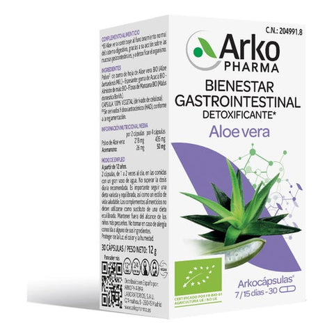 Arkopharma Arkocaps Aloe Vera Bio 30 Kapseln
