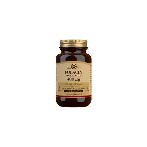 Solgar Vitamine B9 Acide Folique 400mcg 100 Comprimés