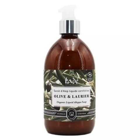 Tadé Mediterranean Organic Olive and Laurel Liquid Aleppo Soap 500ml