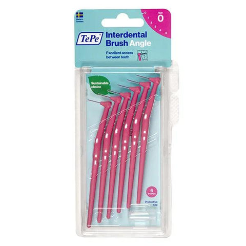 TePe Angle™ Interdentalbürsten Pink Großpackung 0,4 mm (20 Stück)