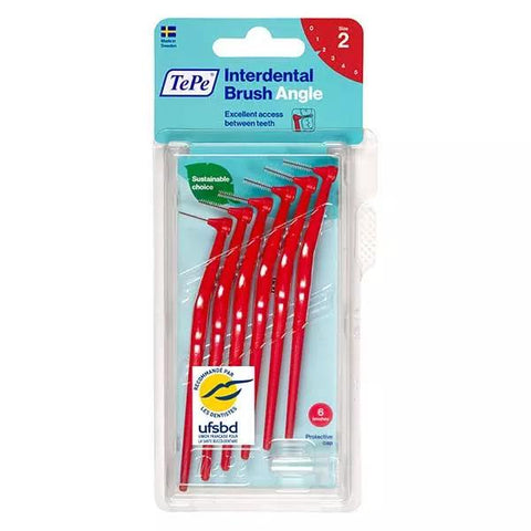 TePe Interdentalbürsten Angle Rot 0.5 mm 6 Bürsten