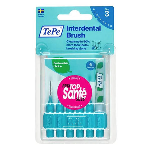 TePe Original interdental brushes 0.6 mm blue (6 pieces)