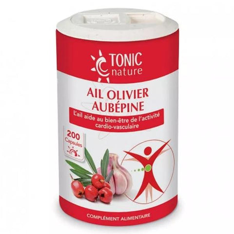 Tonic Nature Knoblauch Olivenbaum Weißdorn 200 Kapseln
