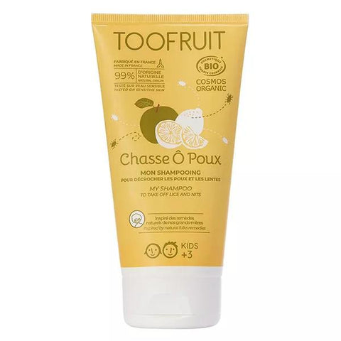 Toofruit Kinder Haarlaus-Abwehr Shampoo Apfel Zitrone Bio 150ml