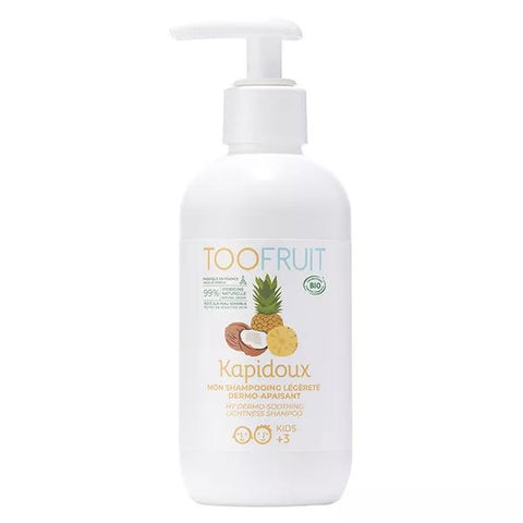 Toofruit Kinder Kapidoux Shampoo Beruhigende Dermo Ananas Kokos Bio 200ml
