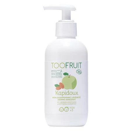 Toofruit Enfant Cheveux Kapidoux Shampoing Dermo Apaisant Pomme Amande Bio 200ml