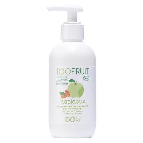 Toofruit Kids Kapidoux Dermo-beruhigendes Shampoo Apfel-Mandel Bio 200ml