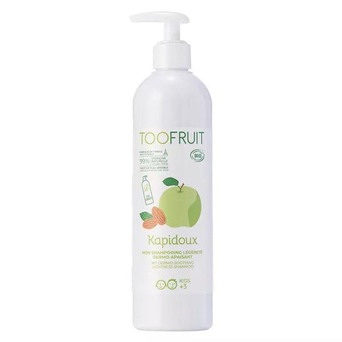 Toofruit Enfant Cheveux Kapidoux Shampoing Dermo Apaisant Pomme Amande Bio 400 ml