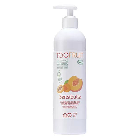 Toofruit Enfant Corps Sensibulle Gelée de Douche Abricot Pêche Bio 400 ml