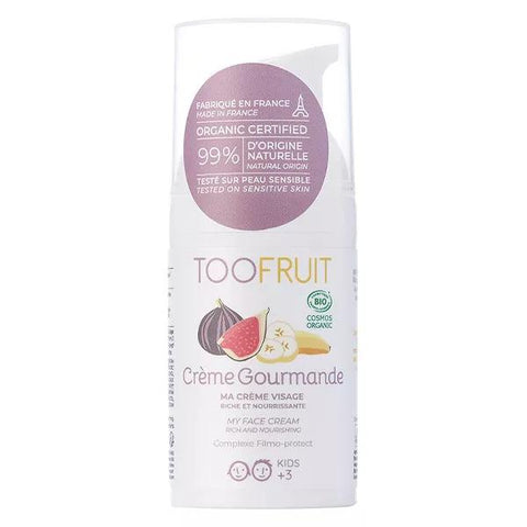 Toofruit Kids Face Sweet Cream Nourishing Banana Fig Organic 30ml