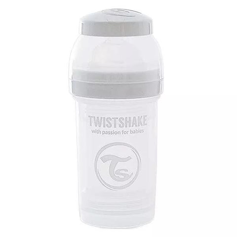 Twistshake Anti-Kolik Babyflasche Weiß +0 Monate 180ml