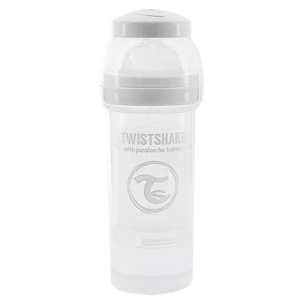 Twistshake Biberon Anti-Colique Blanc +2m 260ml