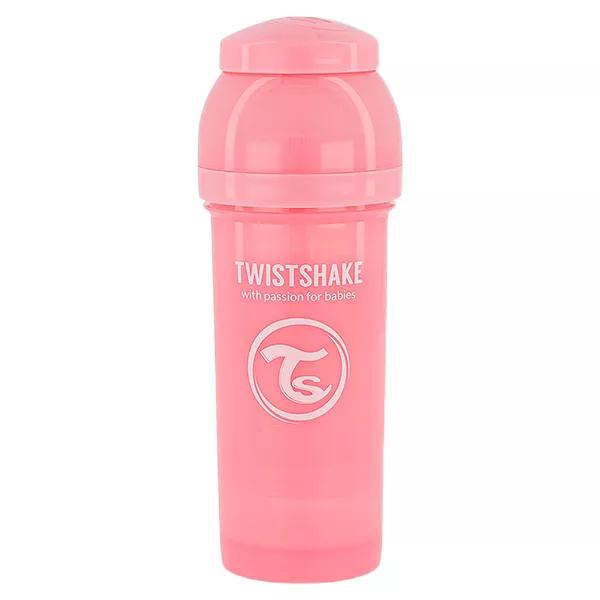 Twistshake Biberon Anti-Colique Rose Pastel +2m 260ml