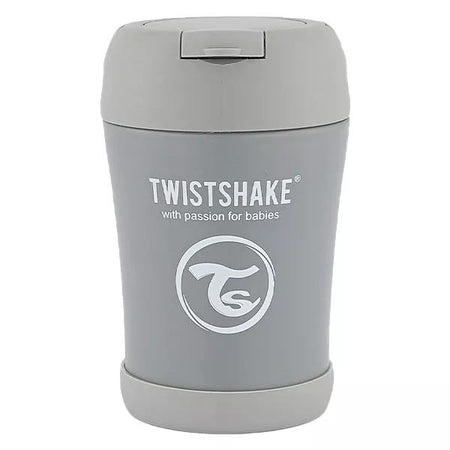 Twistshake Contenant Isotherme Alimentaire Gris Pastel 350ml