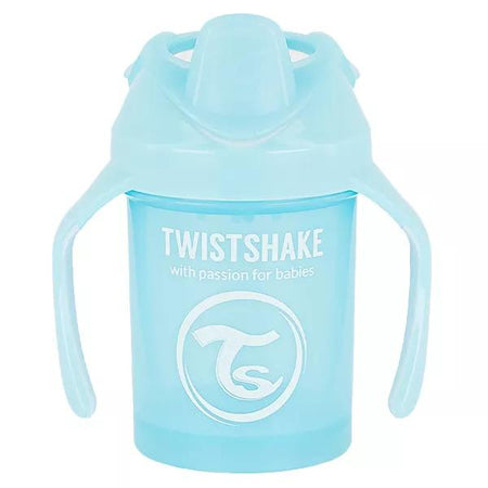 Twistshake Tasse d'Apprentissage Mini Cup Bleu Pastel +4m 230ml
