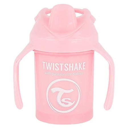 Twistshake Tasse d'Apprentissage Mini Cup Rose Pastel +4m 230ml