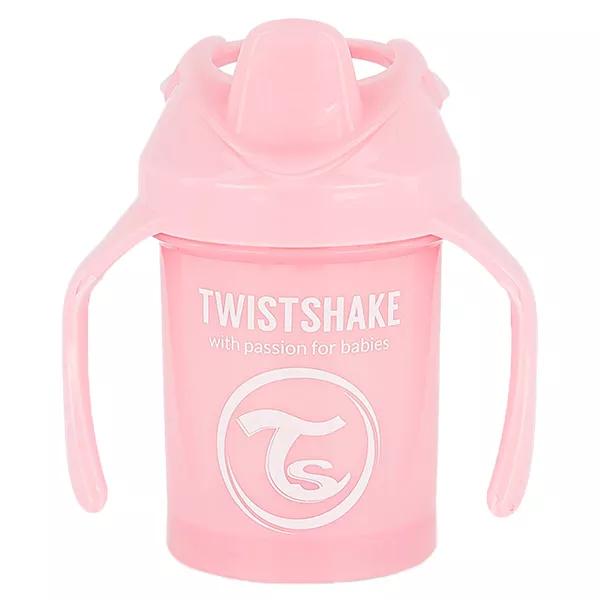 Twistshake Tasse d'Apprentissage Mini Cup Rose Pastel +4m 230ml