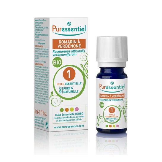 Puressentiel Huile essentielle Romarin à Verbénone bio (5 ml)