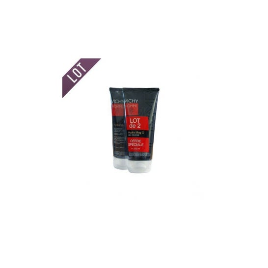 Vichy Homme Hydra Mag C Gel Douche Corps & Cheveux 2 x 200 ml