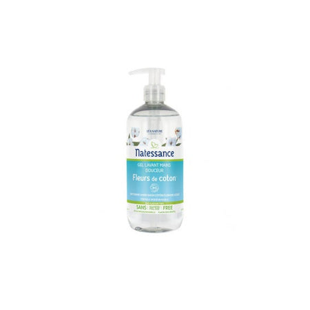 Natessance Gel lavant mains Fleur de coton (500 ml)