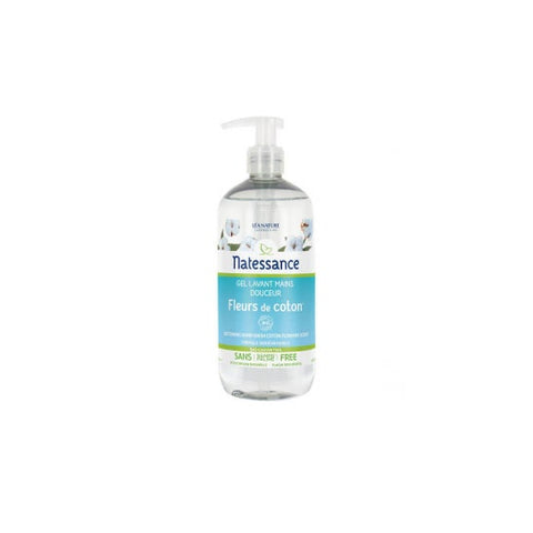 Natessance Handwaschgel Baumwollblüte (500 ml)