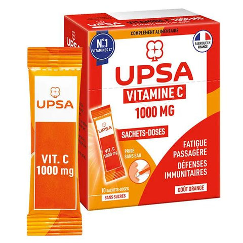 UPSA Vitamin C 1000mg zuckerfrei 10 Beutel