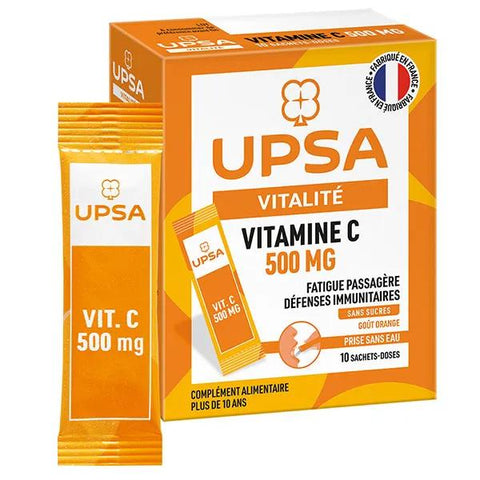 UPSA Vitamin C 500mg zuckerfrei 10 Beutel