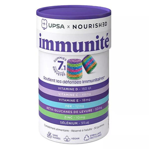 UPSA x Nourished 7-in-1 Immunity Gummies 30 gummies