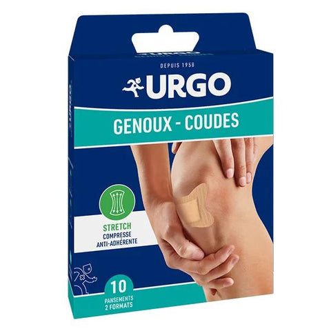 URGO Special Knees and Elbows box of 10 dressings