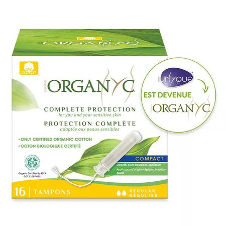 Organyc Tampon Applicateur Normal Coton Bio 16 unités