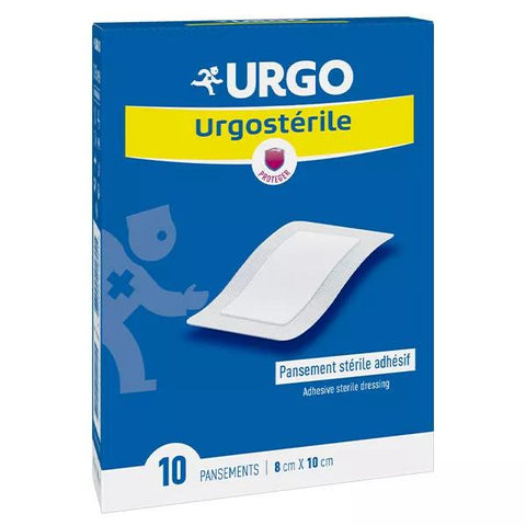 Urgo Medical Urgosterile Sterile Adhesive Dressing 8cm x 10cm 10 units
