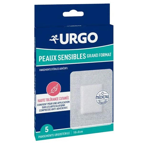 Urgo Pflaster für empfindliche Haut Großformat (5 Pflaster)