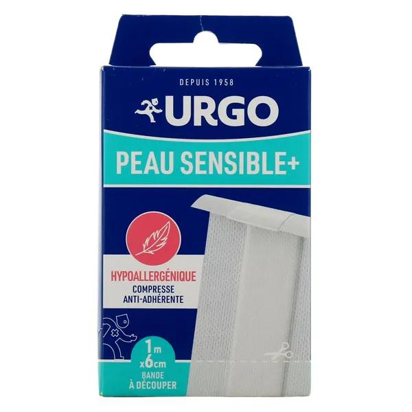 Urgo Peau Sensible + Bande 1 m x 6 cm