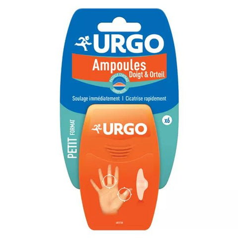 Urgo Füße Hände Blasenpflaster Hydrokolloid Finger & Zehe Kleinformat 6 Stück