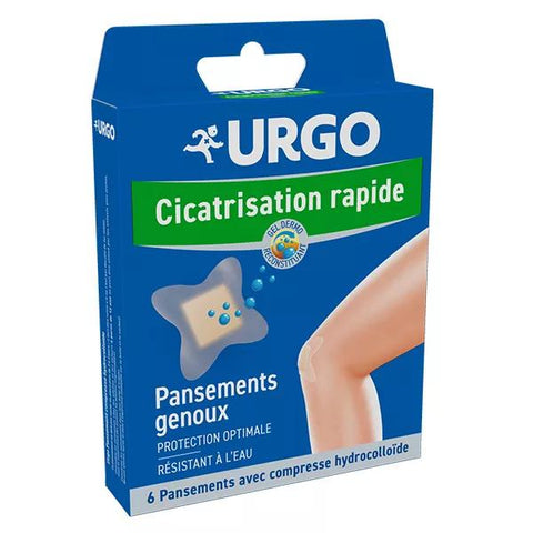 Urgo First Aid Fast Healing Knee Dressings 6 dressings
