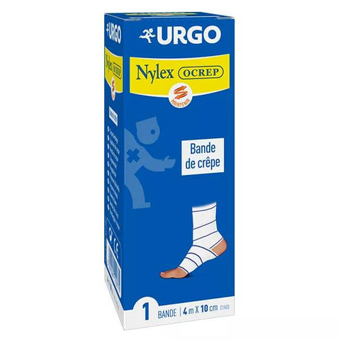Urgo Soins Infirmiers Kreppbinde Nylex Ocrep 10cm x 4m