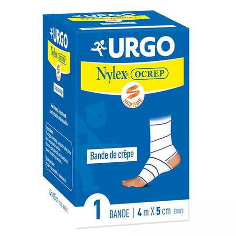 Urgo Medical Nylex-Mullbinde, ockerfarben, 5 cm x 4 m