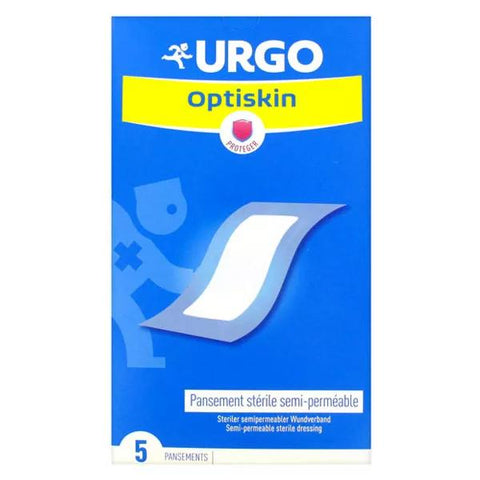 Urgo Soins Infirmiers Optiskin Haftender Verband 20 x 9cm 5 Stück