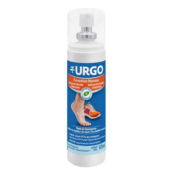 Urgo Spray Prévention Mycoses Assainit et Protège les Pieds et Chaussures 125ml